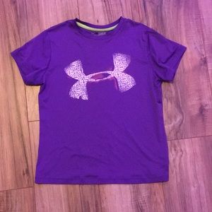 Purple under armour shirt